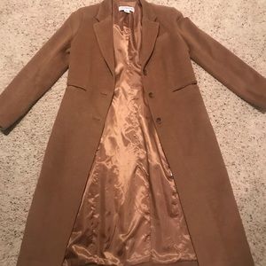 Liz Claiborne wool camel trench coat